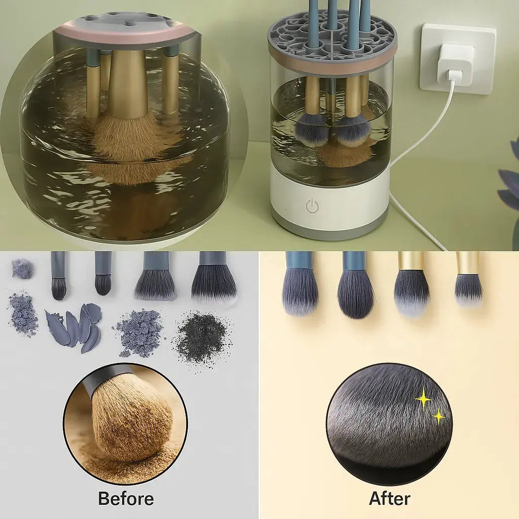 Automatic Makeup Brush Cleaner & Dryer Tech Xploit