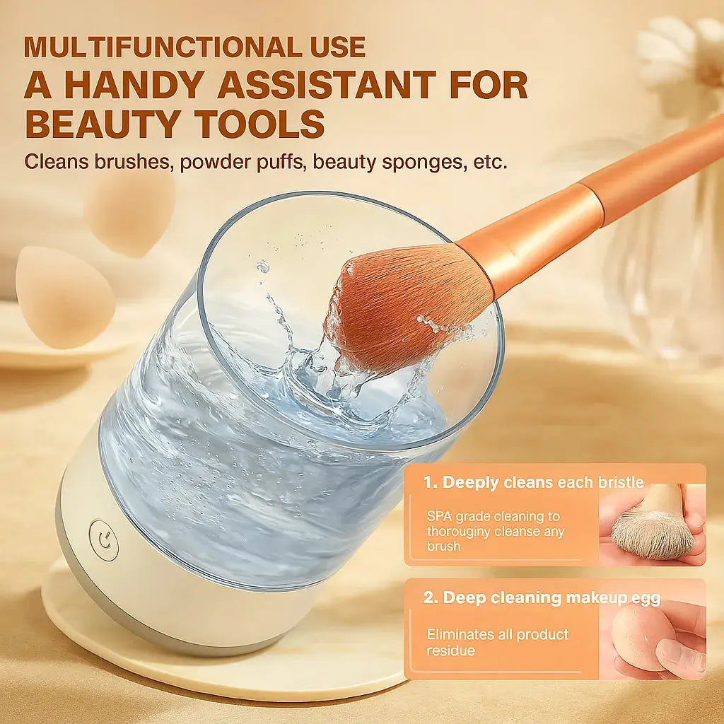 Automatic Makeup Brush Cleaner & Dryer Tech Xploit