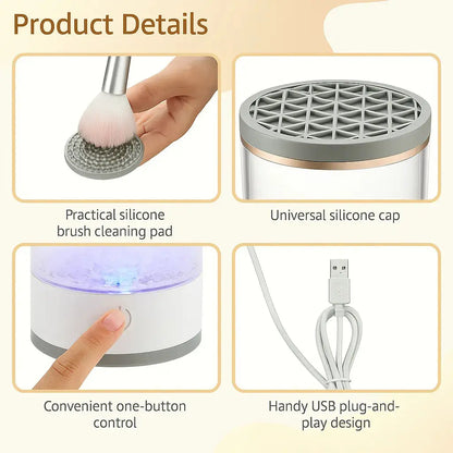 Automatic Makeup Brush Cleaner & Dryer Tech Xploit