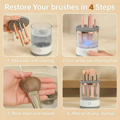 Automatic Makeup Brush Cleaner & Dryer Tech Xploit
