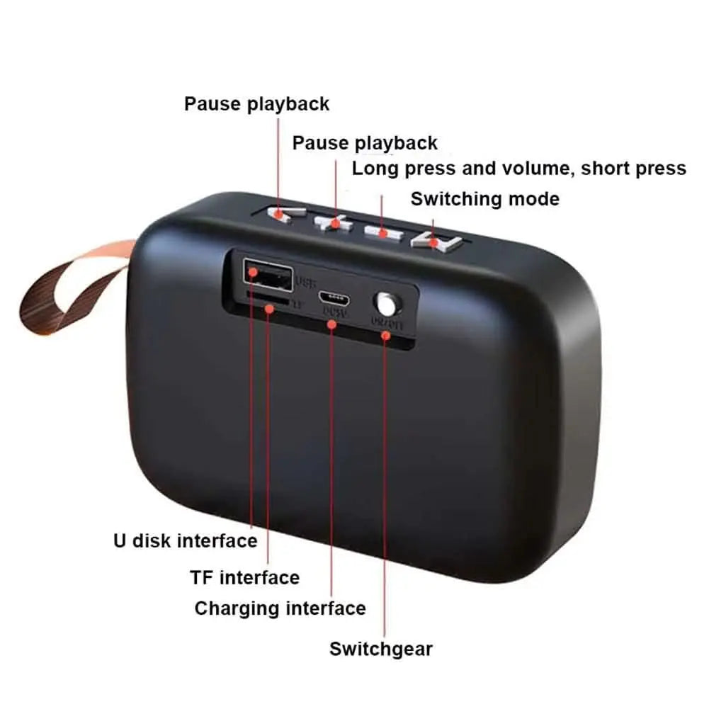 Bluetooth Portable Wireless Speaker Tech Xploit