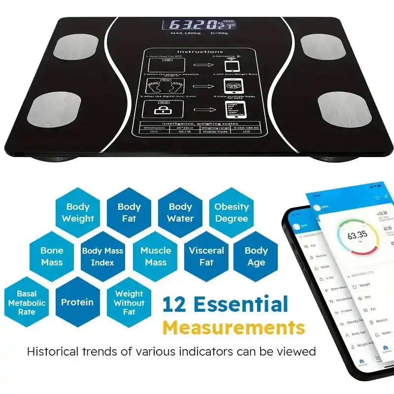 Digital Body Weight & Composition Scale Tech Xploit
