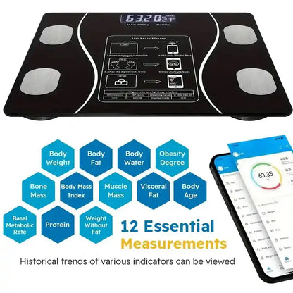 Digital Body Weight & Composition Scale Tech Xploit