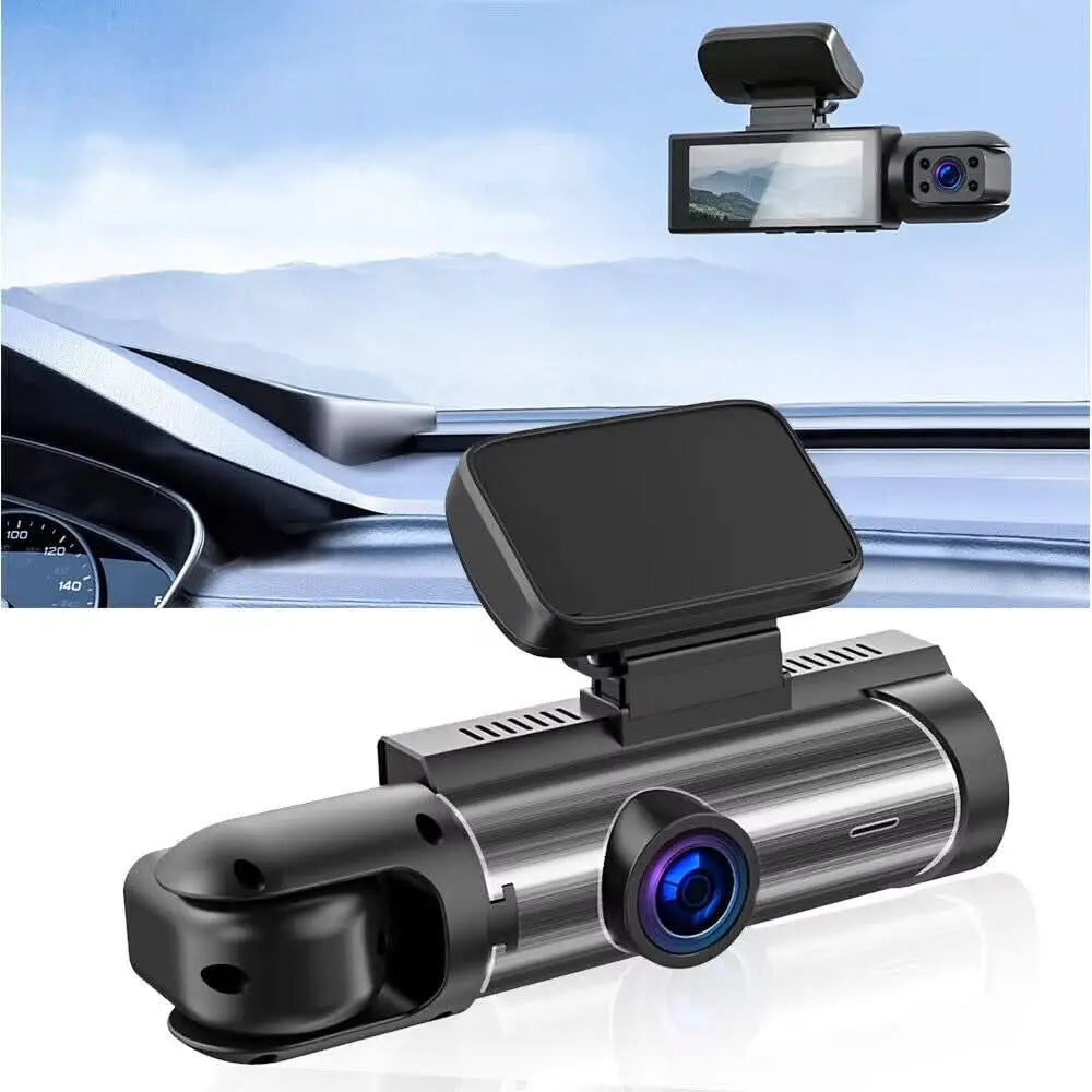 Dual Lens Car Dash Cam (Front & Interior) Tech Xploit