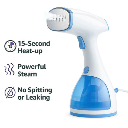 Handheld Steamer for Clothes – Portable Fabric & Garment Steamer with Large Detachable Water Tank Tech Xploit