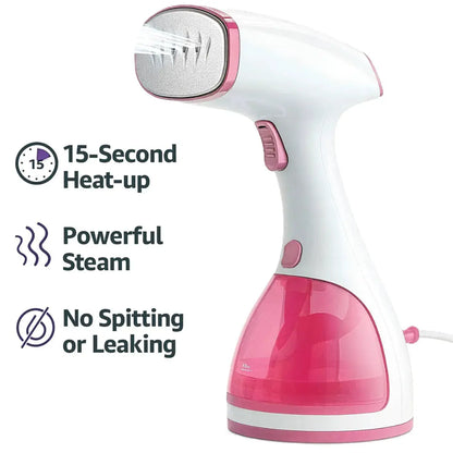 Handheld Steamer for Clothes – Portable Fabric & Garment Steamer with Large Detachable Water Tank Tech Xploit