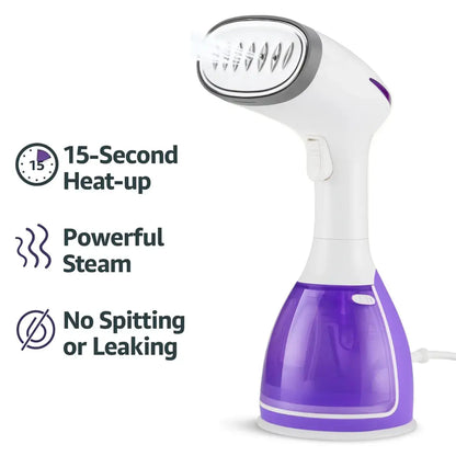 Handheld Steamer for Clothes – Portable Fabric & Garment Steamer with Large Detachable Water Tank Tech Xploit