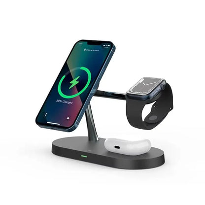 Magnetic 3 in 1 Wireless Charger Station Tech Xploit