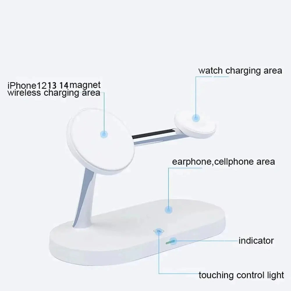 Magnetic 3 in 1 Wireless Charger Station Tech Xploit