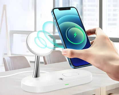 Magnetic 3 in 1 Wireless Charger Station Tech Xploit