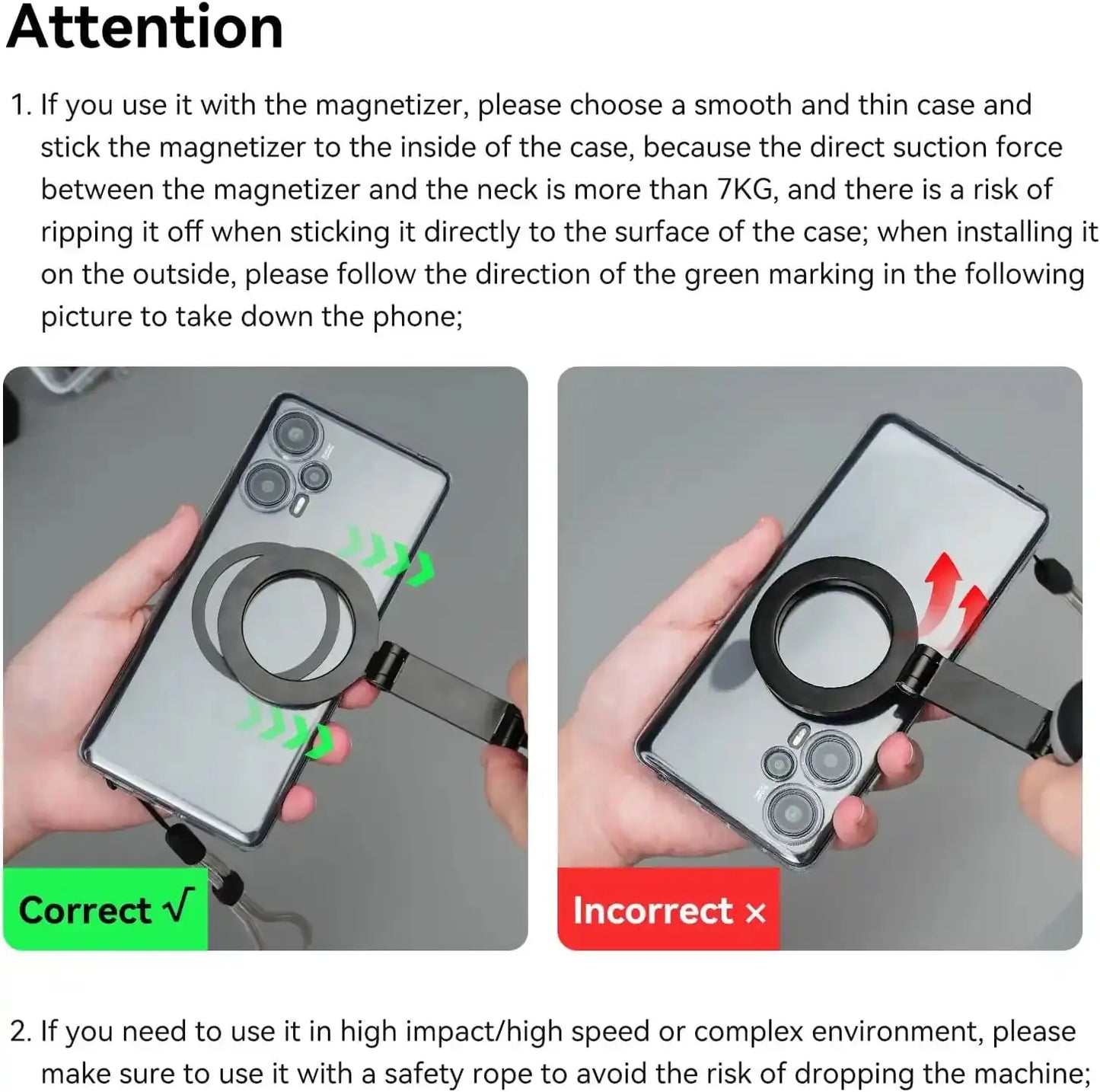 Magnetic Neck Mount for Phones, 360° Rotation, POV/Vlog Selfie Strap, iPhone & Android Tech Xploit
