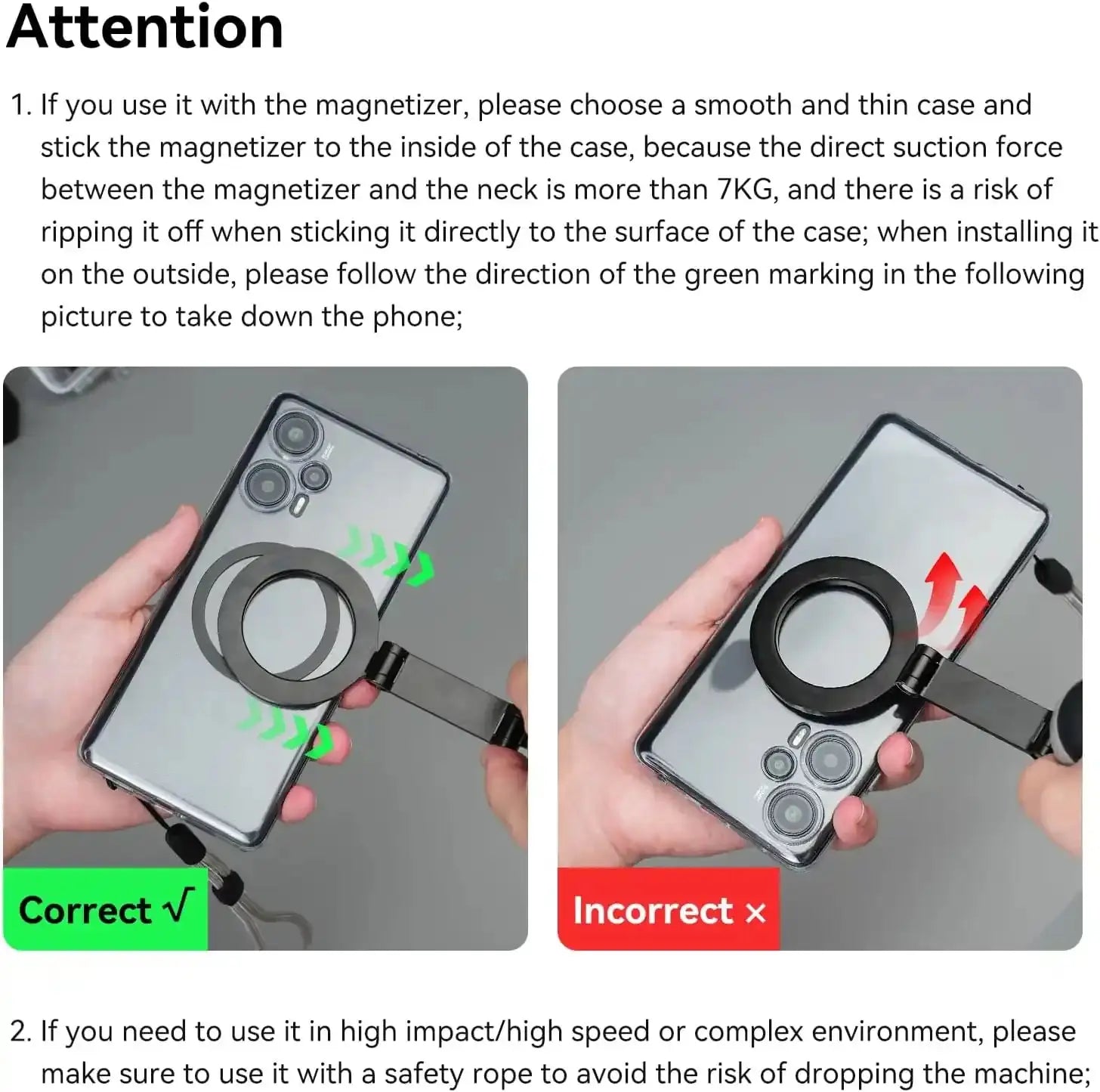 Magnetic Neck Mount for Phones, 360° Rotation, POV/Vlog Selfie Strap, iPhone & Android Tech Xploit
