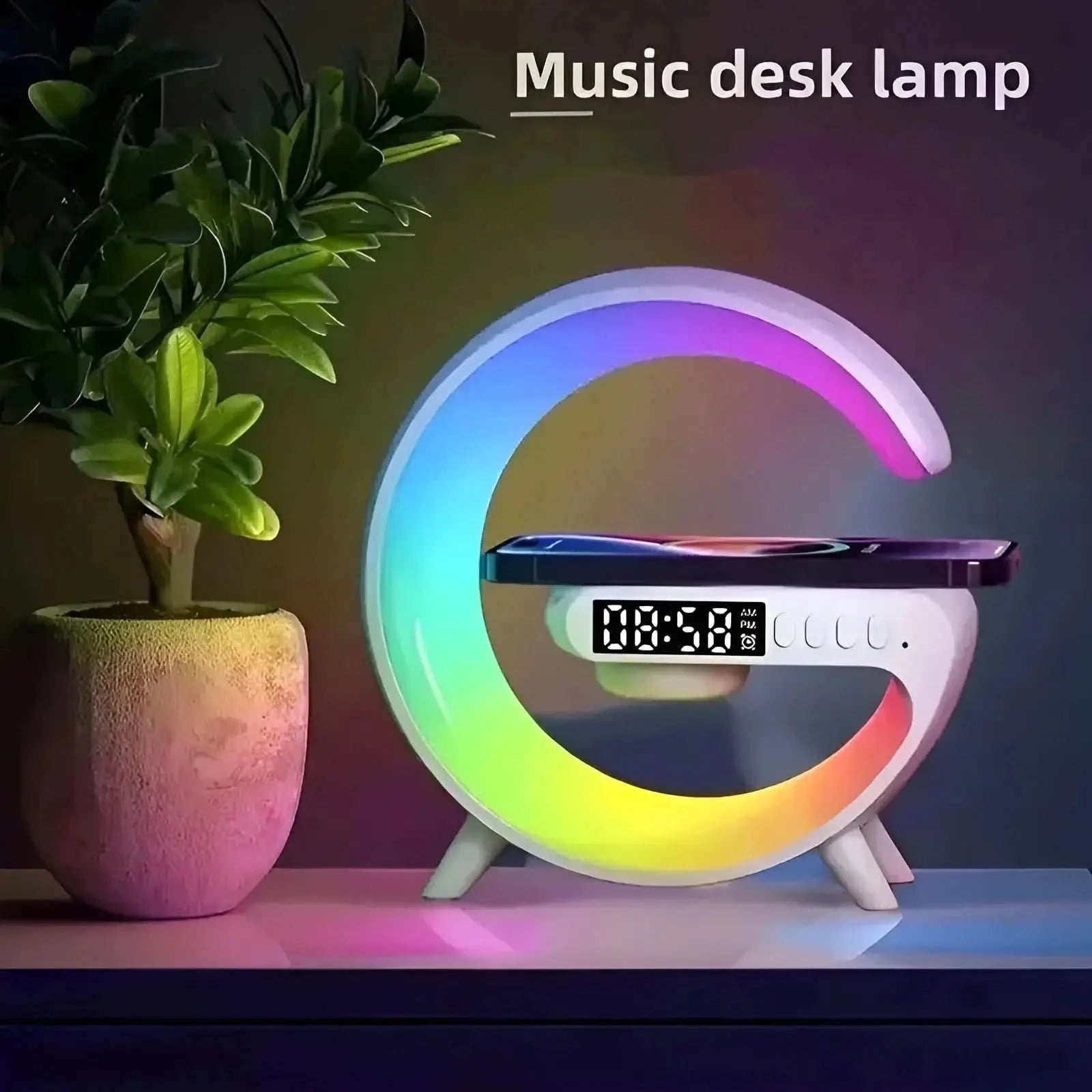 Multifunctional Wireless Charging RGB Lamp Tech Xploit