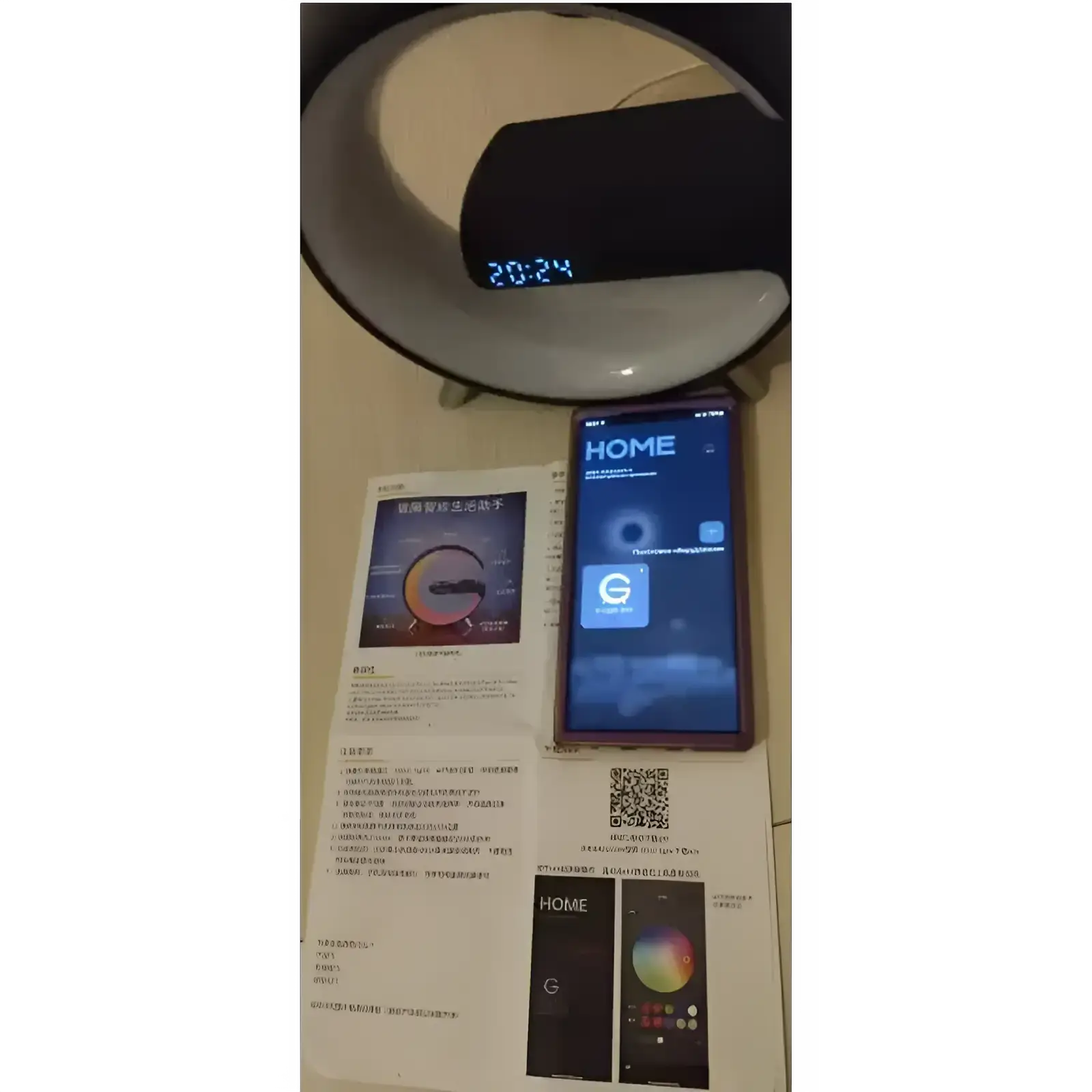 Multifunctional Wireless Charging RGB Lamp Tech Xploit
