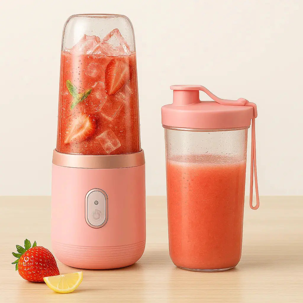 Portable Electric Blender & Bottle | USB Rechargeable Smoothie Maker - Tech Xploit