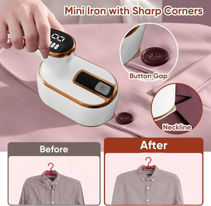 Portable Handheld Clothes Iron & Steamer with Water Tank - Tech Xploit