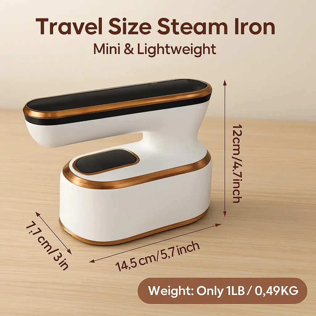 Portable Handheld Clothes Iron & Steamer with Water Tank - Tech Xploit