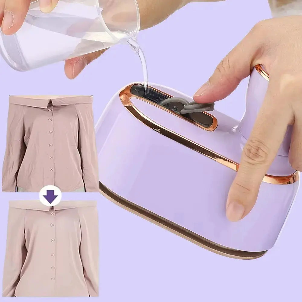 Portable Handheld Clothes Steamer & Clothes Iron with Water Tank Tech Xploit