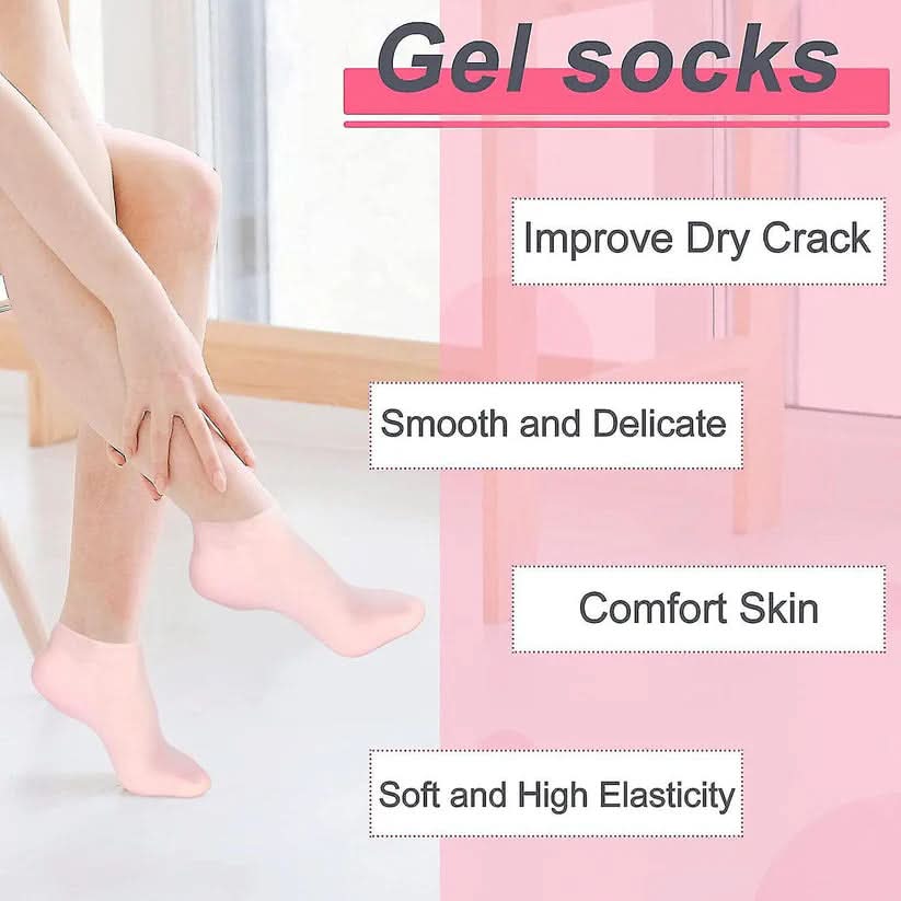 Silicone Gel Moisturizing Gloves & Socks Tech Xploit