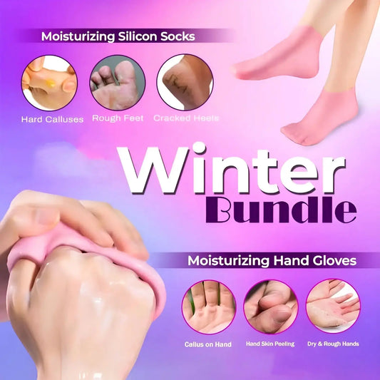 Silicone Gel Moisturizing Gloves & Socks Tech Xploit