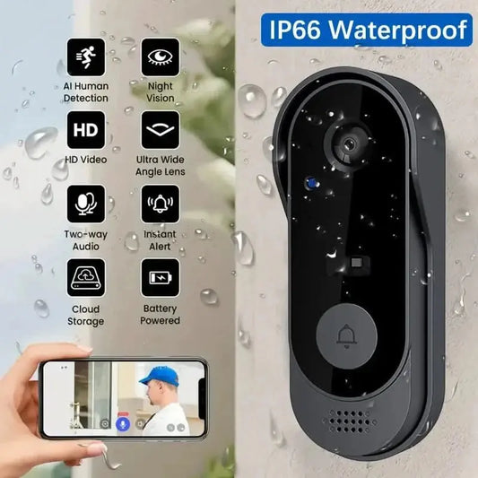 Smart Video Doorbell with Two-Way Intercom Tech Xploit