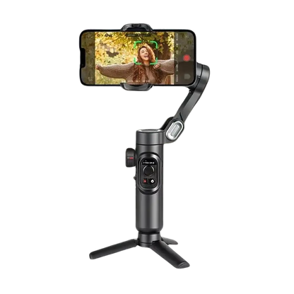 Smartphone 3-Axis Gimbal Stabilizer with Light Tech Xploit