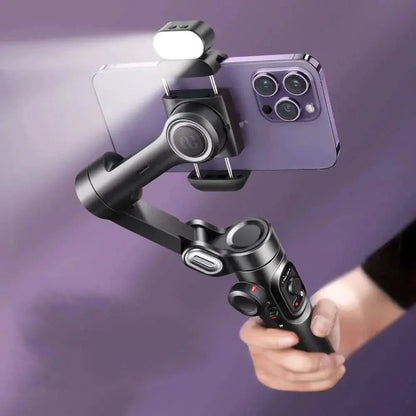 Smartphone 3-Axis Gimbal Stabilizer with Light Tech Xploit