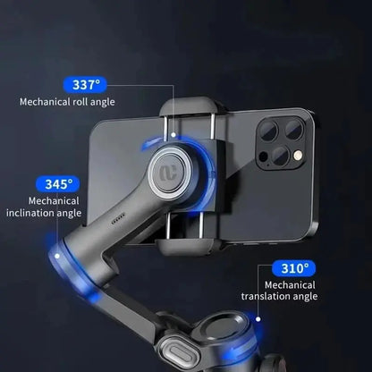 Smartphone 3-Axis Gimbal Stabilizer with Light Tech Xploit