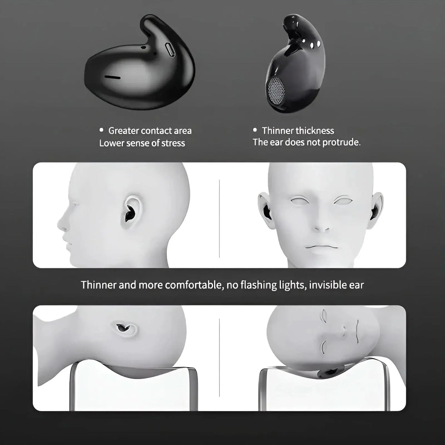 Wireless Sleep Earbuds with Active Noise Cancellation Tech Xploit