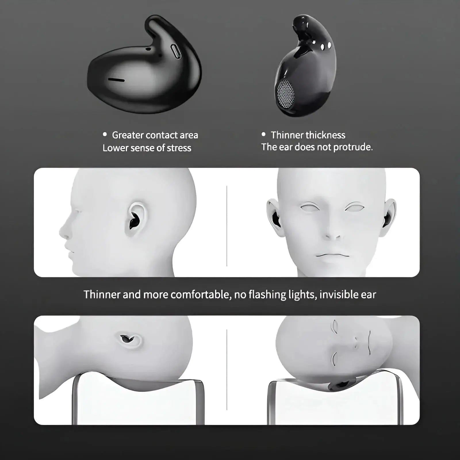Wireless Sleep Earbuds with Active Noise Cancellation Tech Xploit