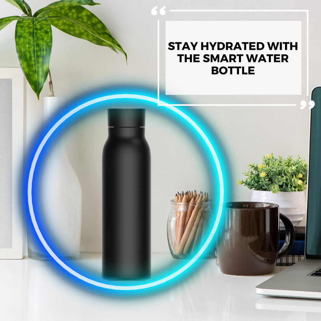 Reusable Water Bottle with Smart LED Display